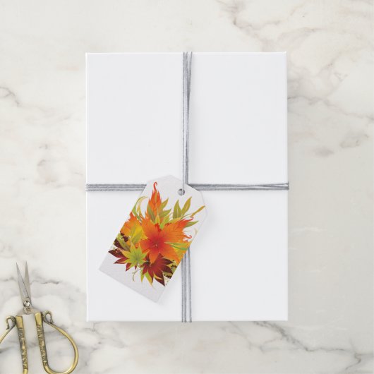 Erntedank für Herbstausgänge Geschenkanhänger (Mit Garn)