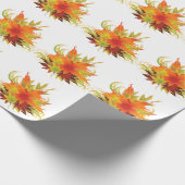 Erntedank für Herbstausgänge Geschenkpapier (Ecke)