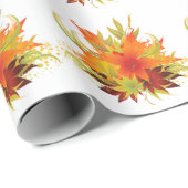 Erntedank für Herbstausgänge Geschenkpapier (Rolleneckpunkt)