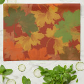 Erntedank für Herbstausgänge Geschirrtuch (Gefaltet)