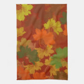 Erntedank für Herbstausgänge Geschirrtuch (Vertikal)