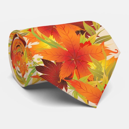 Erntedank für Herbstausgänge Krawatte (Gerollt)