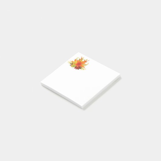 Erntedank für Herbstausgänge Post-it Klebezettel (angewinkelt)