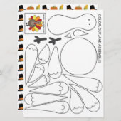 Erntedank für Kinderaktivität Feiertagskarte (Vorne/Hinten)