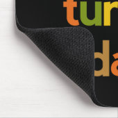 Erntedank für Männer Frauen glücklicher Fall des T Mousepad (Ecke)
