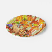 Erntedank für PapierTeller (Schrägansicht)