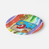 Erntedank für PapierTeller (Schrägansicht)