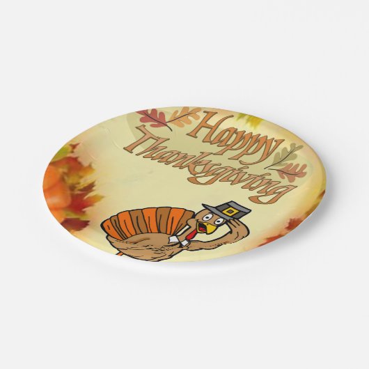 Erntedank für PapierTeller (Schrägansicht)