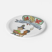 Erntedank für PapierTeller (Schrägansicht)