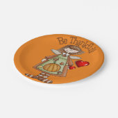 Erntedank für PapierTeller (Schrägansicht)