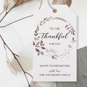 Erntedank für Wasserfarben Geschenkanhänger