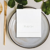 Erntedank für Wasserfarbenkürbis Platzkarte