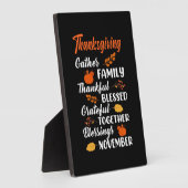 Erntedank Gather Family Fotoplatte (Seite)