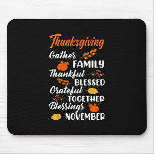 Erntedank Gather Family Mousepad