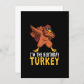 Erntedank Geburtstag Geschenke Funny Bday Geboren  Einladung (Vorne/Hinten)