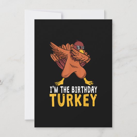 Erntedank Geburtstag Geschenke Funny Bday Geboren Einladung (Vorderseite)