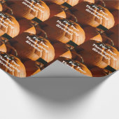Erntedank-Geburtstag, Kürbise, Geschenkverpackung Geschenkpapier (Ecke)