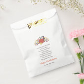 Erntedank Gedicht Country Rustic Pumpkin Bouquet Geschenktütchen (Versiegelt)