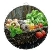 Erntedank Gemüseernte im Korb Dartscheibe (vorne)