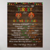 Erntedank Gender Reveal Alte Ehefrauen Tales Poste Poster (Vorne)