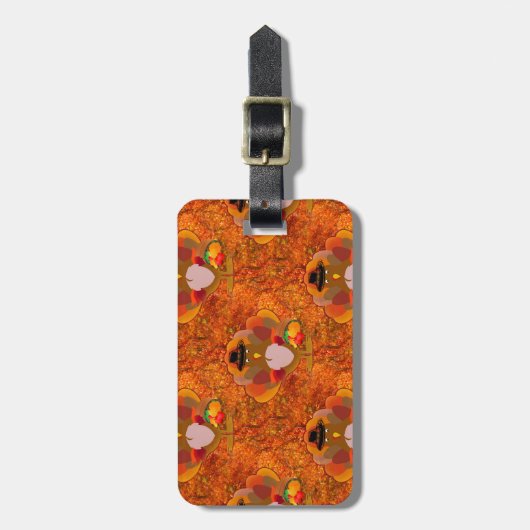 Erntedank Gepäckanhänger (Vorderseite vertikal)