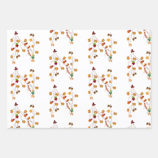 Erntedank-Geschenke Geschenkpapier Set (Vorderseite 2)