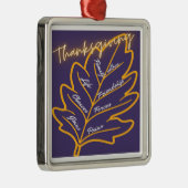 Erntedank Geschenke Ornament Aus Metall (Rechts)