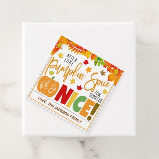 Erntedank-Geschenketags Geschenkanhänger (Beispiel)