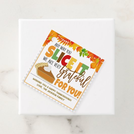 Erntedank-Geschenkmarke Geschenkanhänger (Beispiel)