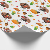 Erntedank Geschenkpapier (Ecke)