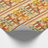 Erntedank Geschenkpapier (Ecke)
