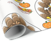 Erntedank Geschenkpapier (Rolleneckpunkt)