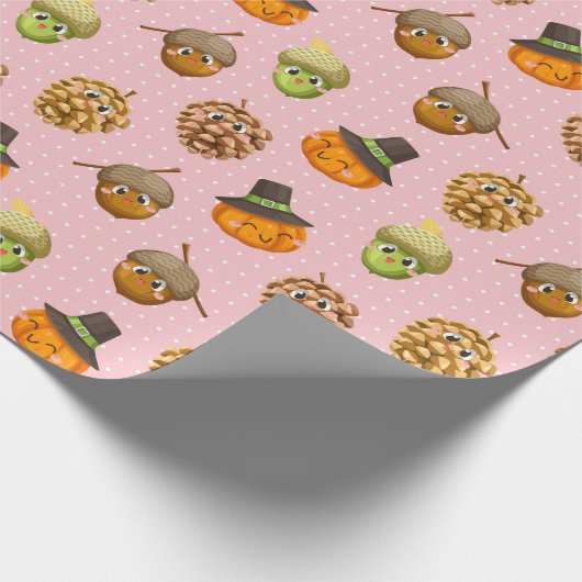 Erntedank Geschenkpapier (Ecke)