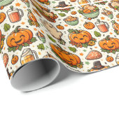 Erntedank Geschenkpapier (Rolleneckpunkt)