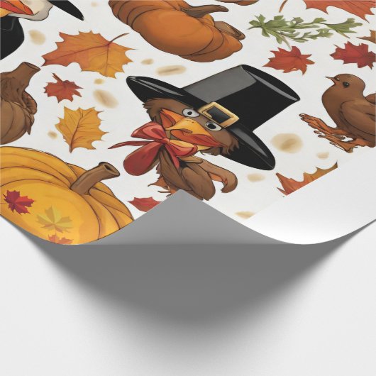 Erntedank-Geschenkpapier Geschenkpapier (Ecke)