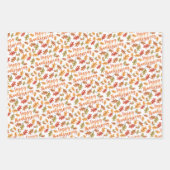 Erntedank Geschenkpapier Set (Vorderseite)