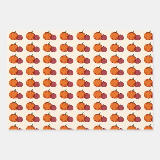 Erntedank Geschenkpapier Set (Vorderseite)