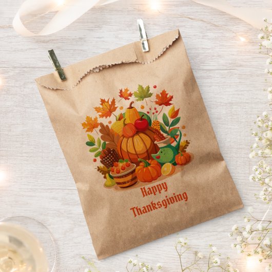 Erntedank Geschenktütchen (Ausgeschnitten)