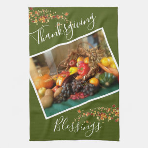 Erntedank Geschirrtuch