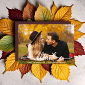 Erntedank Gesegnetes Foto Postkarte