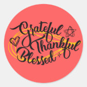 Erntedank gibt Stickers (Vorderseite)