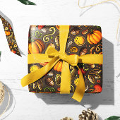 Erntedank Gift Wrap | Herbstgeschenkpapier Geschenkpapier