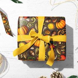 Erntedank Gift Wrap | Herbstgeschenkpapier Geschenkpapier