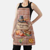 Erntedank Gingham All-over Print-Schürze Schürze (InSitu)