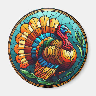 Erntedank Glass Türkei Magnet