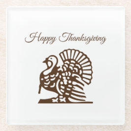 Erntedank Glass Untersetzer