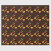 Erntedank Glitter Geschenkpapier (Flach)