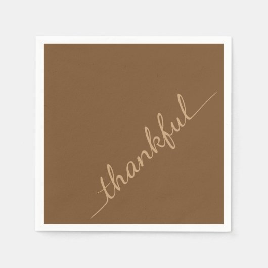 Erntedank Glückliche Papierservietten (Vorderseite)