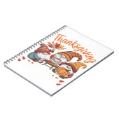 Erntedank Gnome Fall Leopard Türkei Essential T Notizblock (Linke Seite)