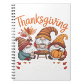 Erntedank Gnome Fall Leopard Türkei Essential T Notizblock (Vorderseite)